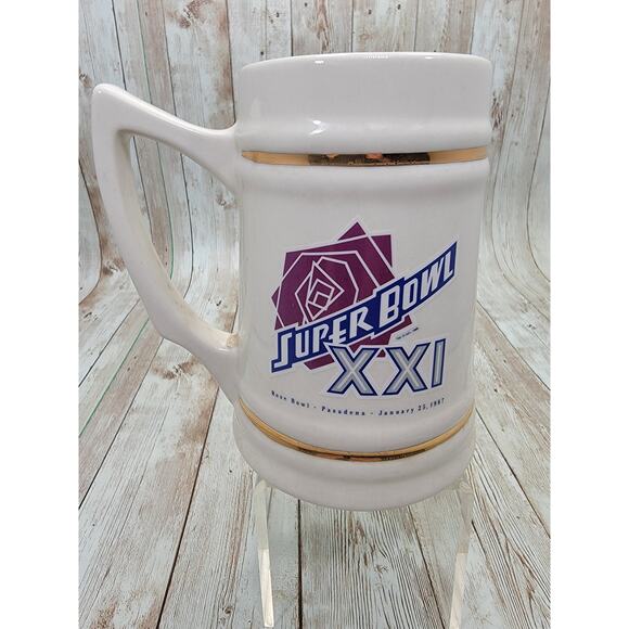 NY Giants 1986 NFC Champions/Super Bowl XXI Tankard Mug - Picture 4 of 7